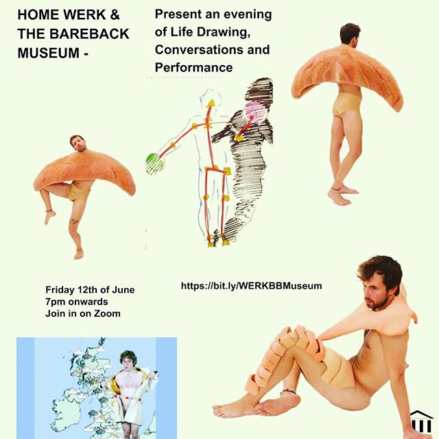 Queer life drawing event poster