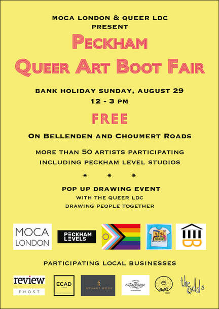 queer art boot fair poster