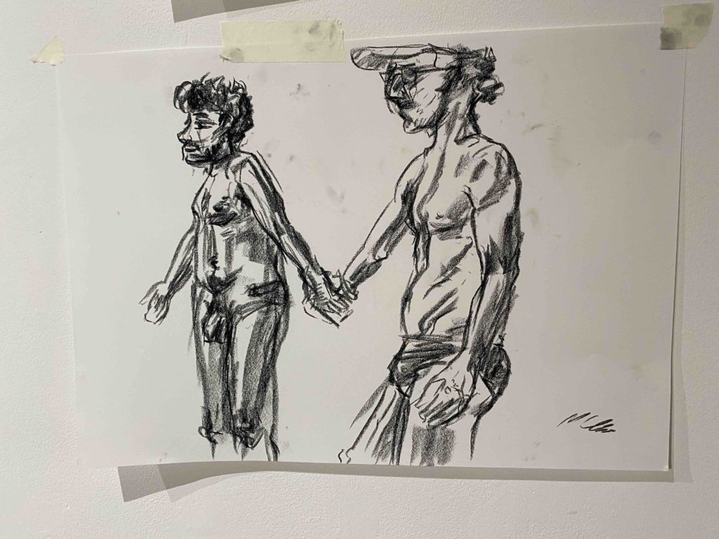 1 queer life drawing conversation, miles coote, make an exhibition of yourself, life drawing cafe