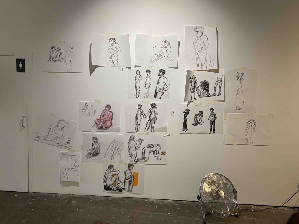 6 queer life drawing conversation, miles coote, make an exhibition of yourself, life drawing cafe