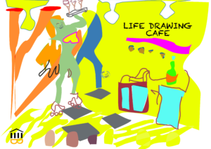Life Drawing Cafe, Queer life drawing, miles coote